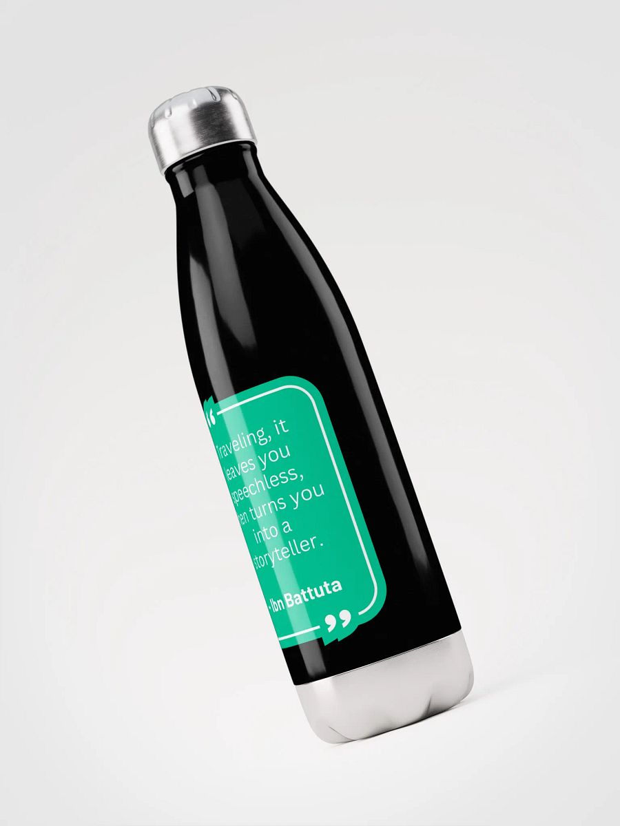 Stainless Steel Bottle with Ibn Batuta Travel Quote product image (3)