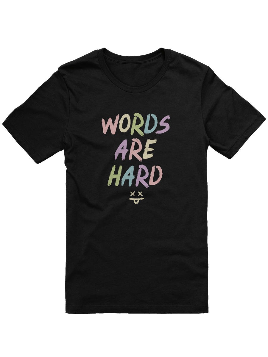 Words Are Hard Chalk Tee product image (1)