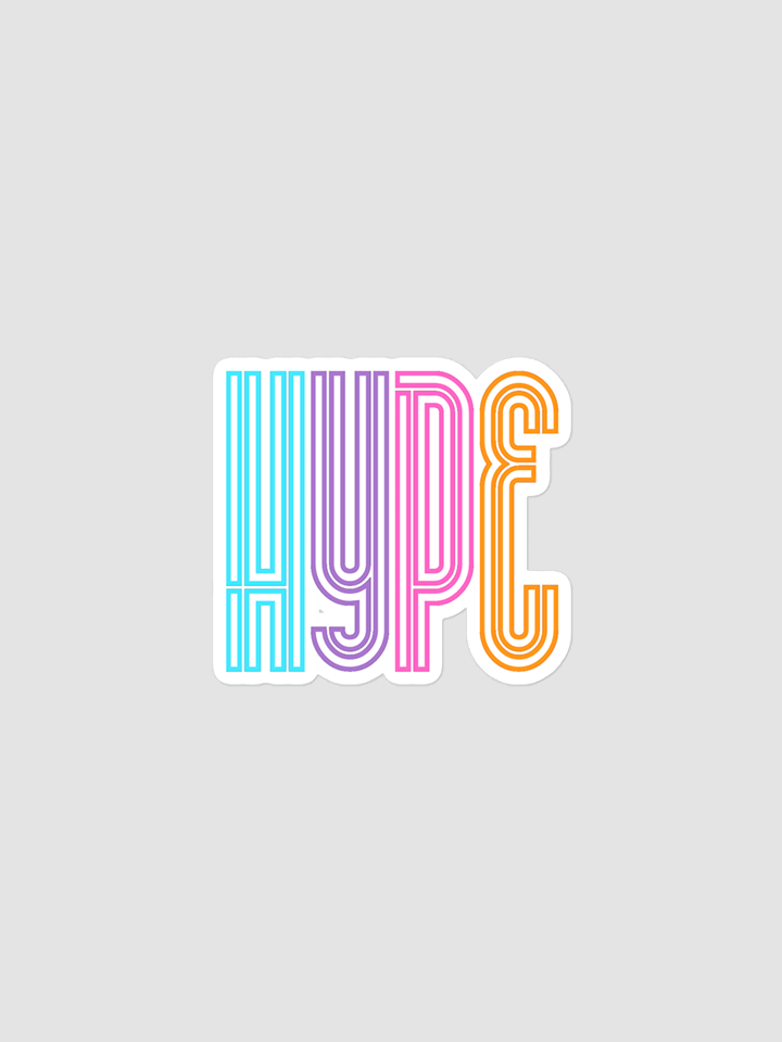HYPE Bubble-Free Sticker product image (1)