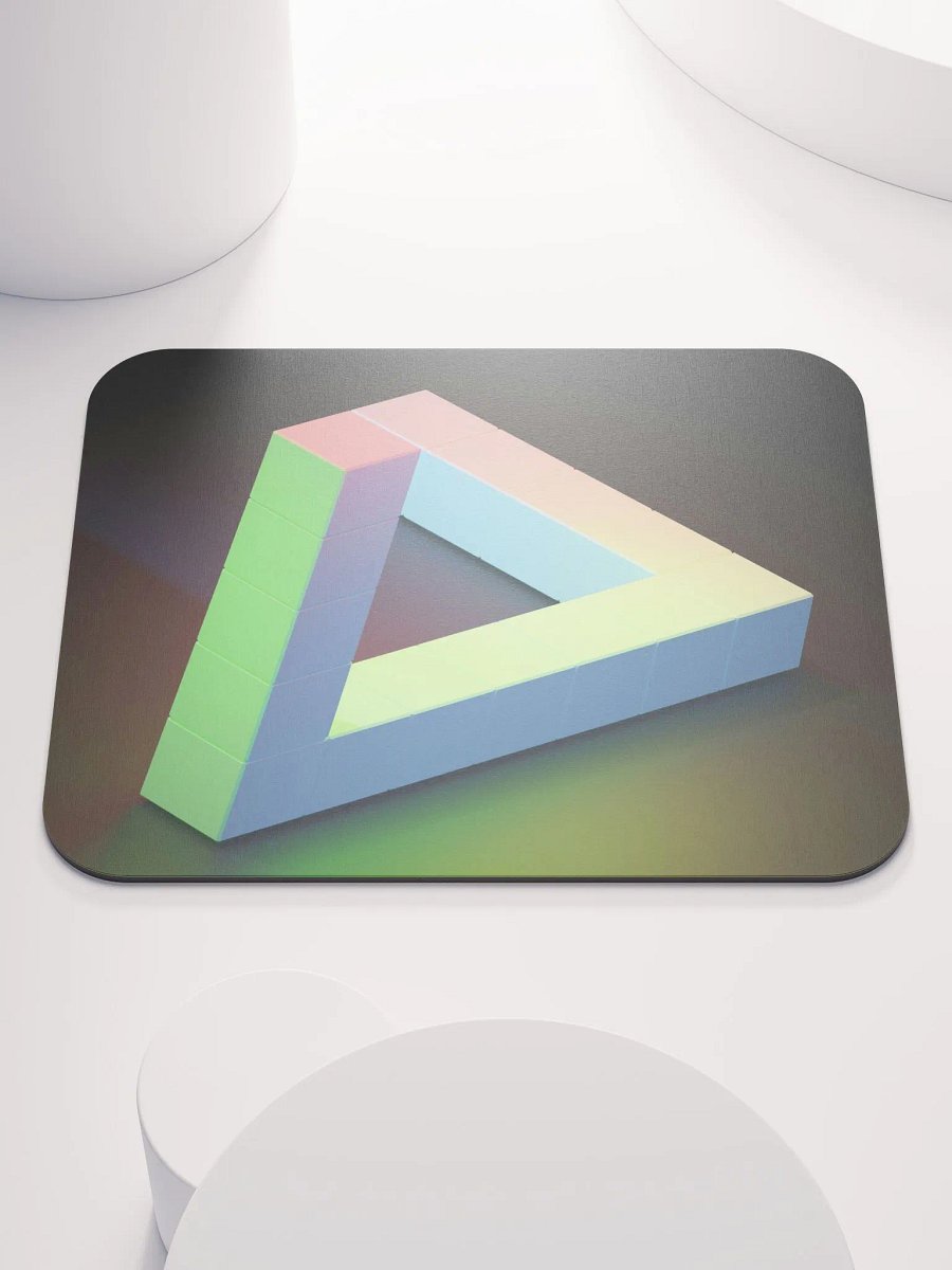 Mouse pad with illusion design. product image (1)