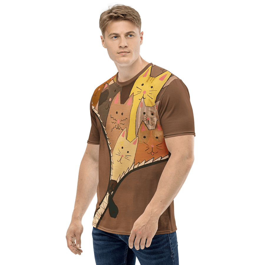 "Unleash The Cats" Tee (Brown) product image (3)