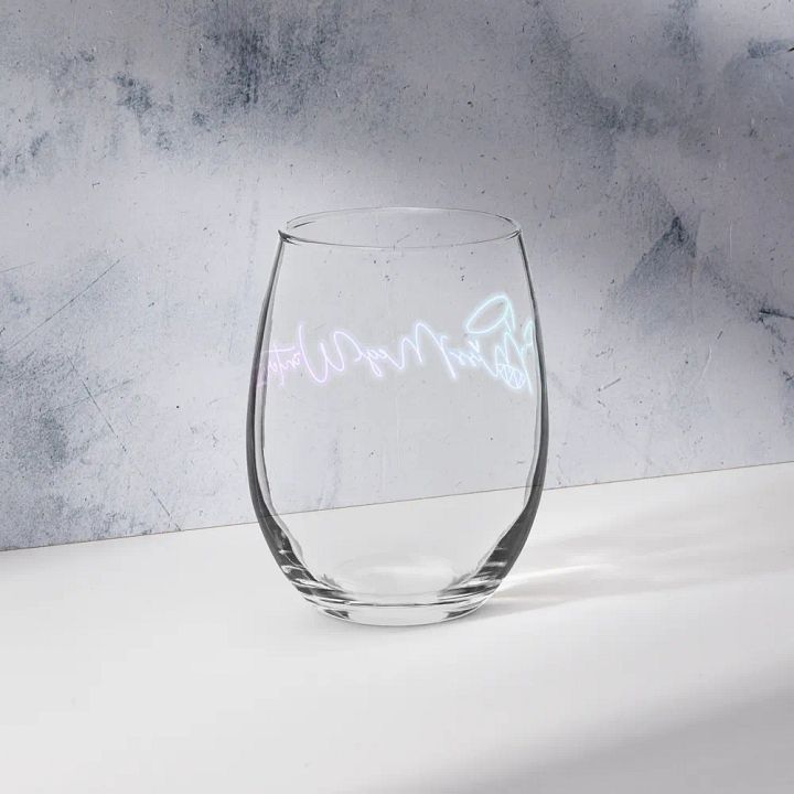 Meg's Signature Stemless Wine Glass product image (2)