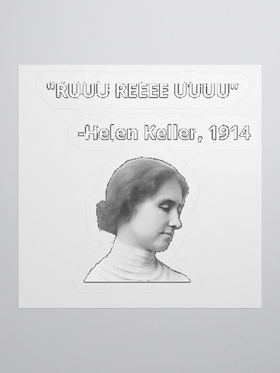 Helen Keller Quote Sticker product image (1)