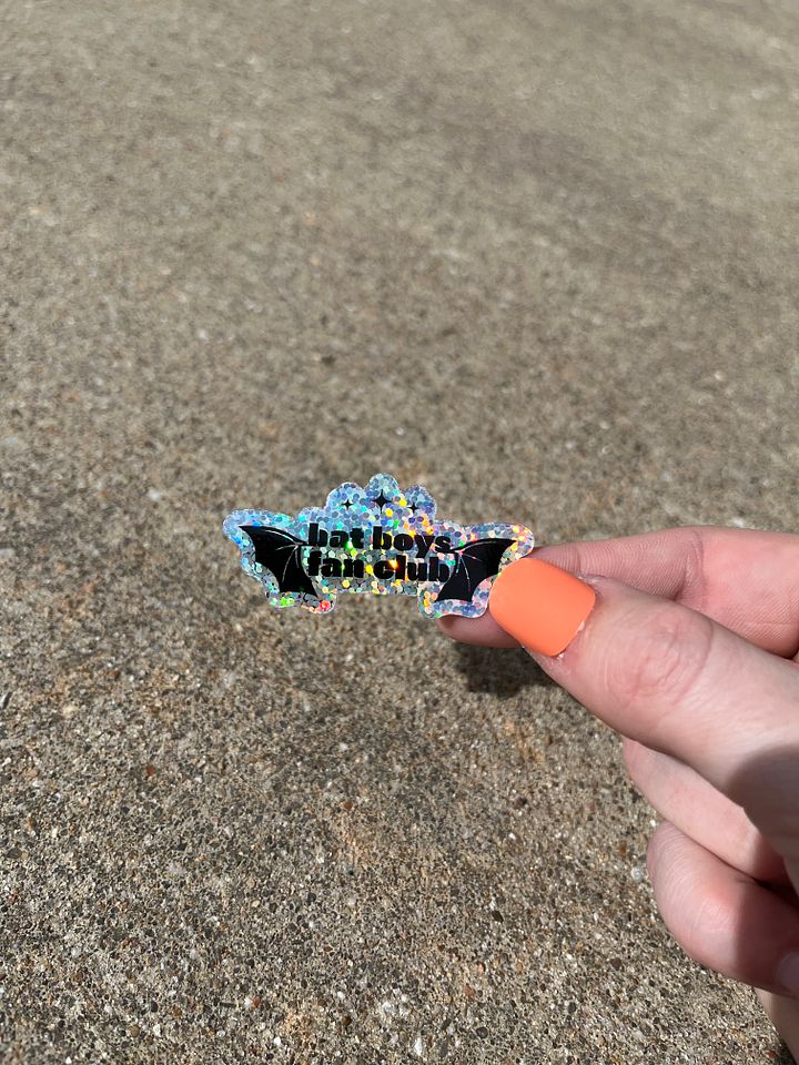 Bat Boys Fan Club Sticker (Glitter) product image (2)