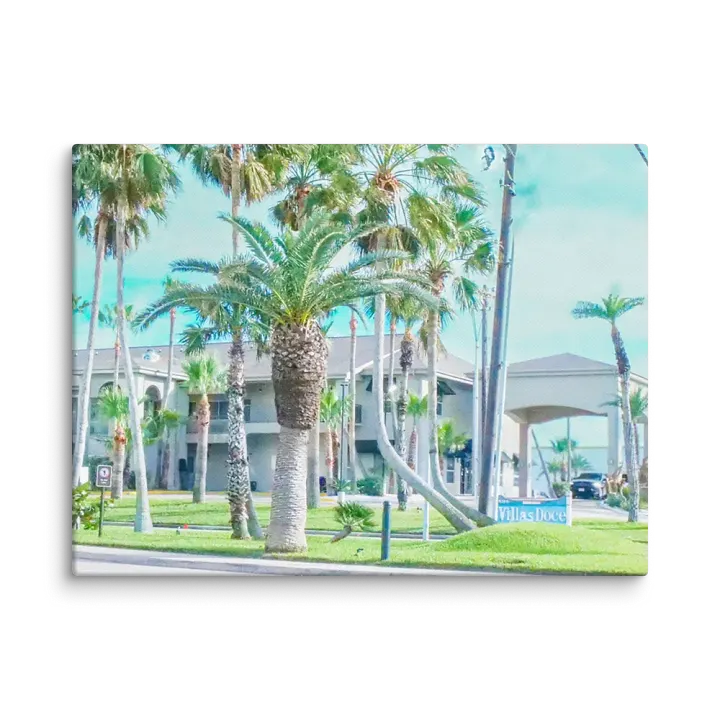 Catch the Island Vibe! - "South Padre Texas Main Street" Canvas Print product image (4)