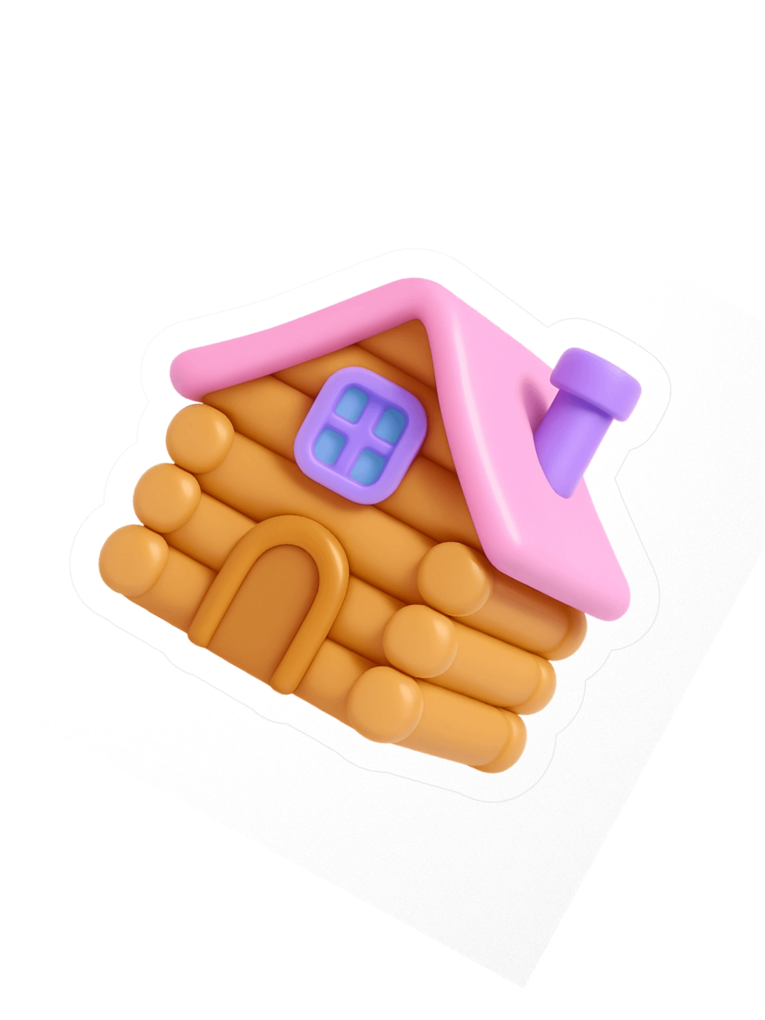Cozy Cabin Sticker product image (2)