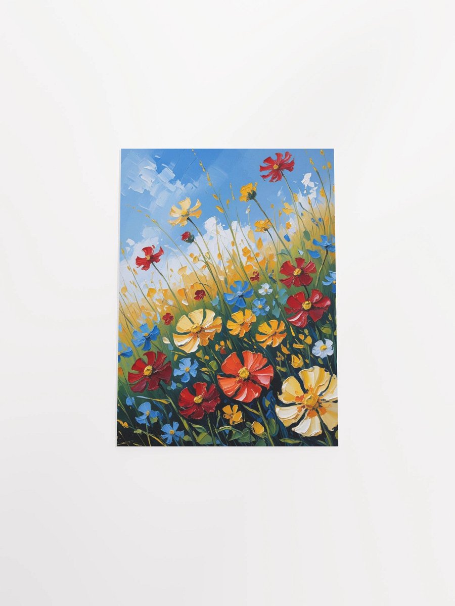 Impressionistic Flower Field Poster product image (16)