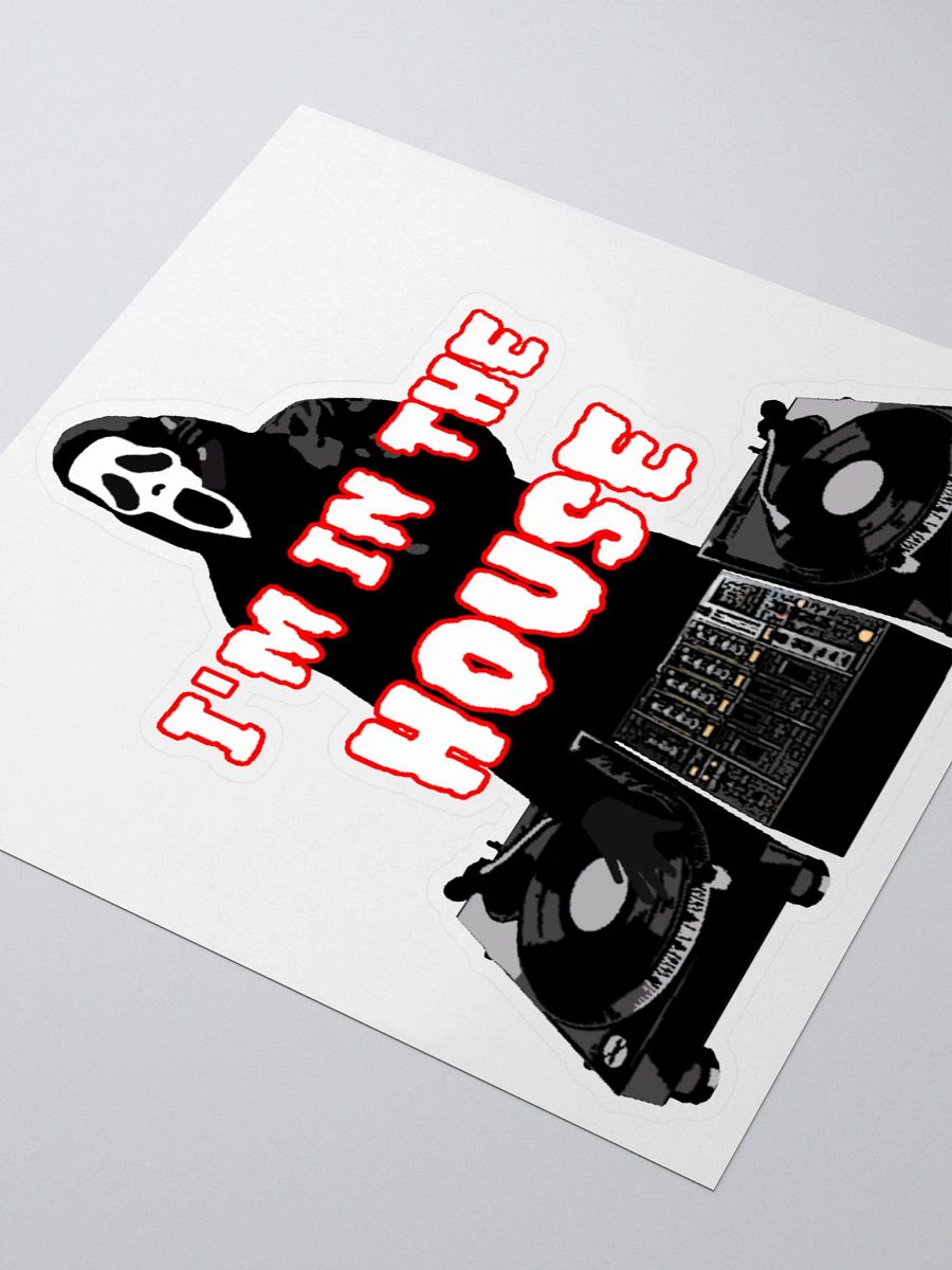Ghostface in the house Kiss Cut Stickers product image (3)
