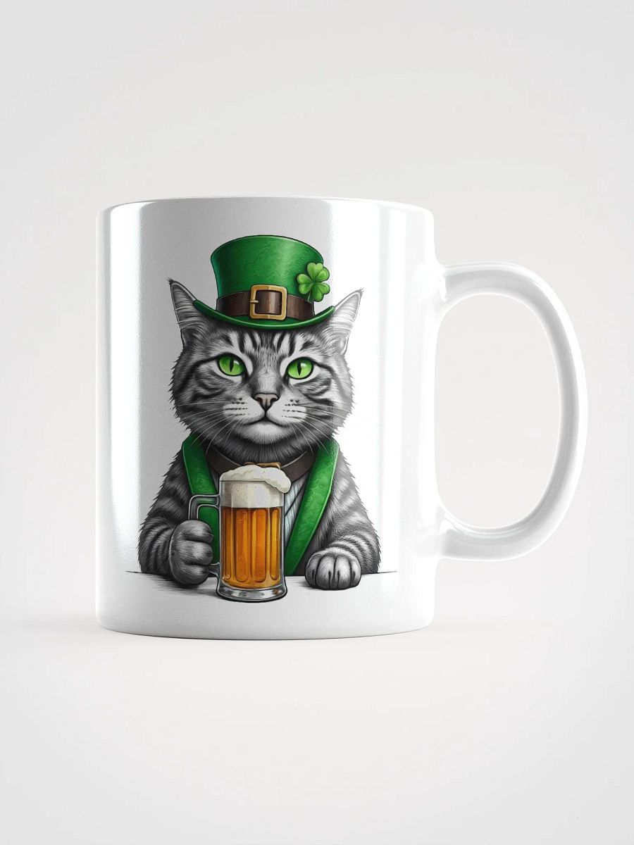 St. Patrick's Day Cat Mug product image (2)