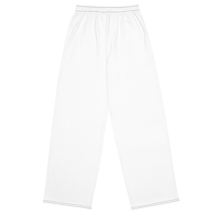 Krown - (Red on White) Unisex Wide Pants product image (2)