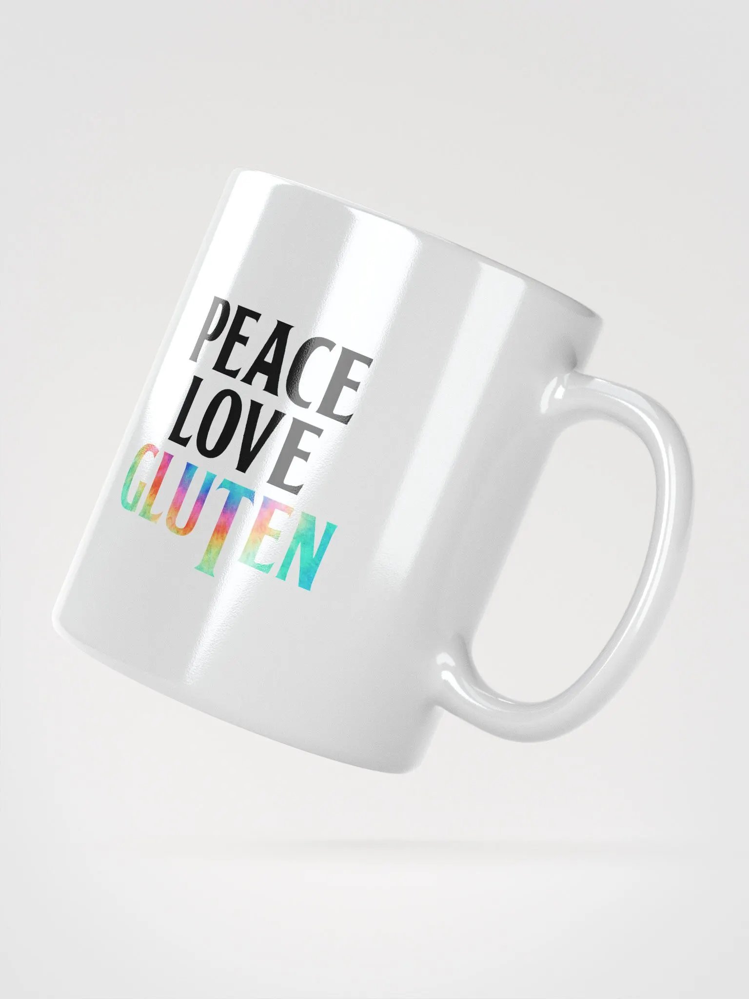 Peace Love Gluten Ceramic Mug product image (2)