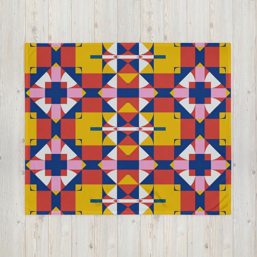 Geo Fiesta Throw Blanket product image (7)