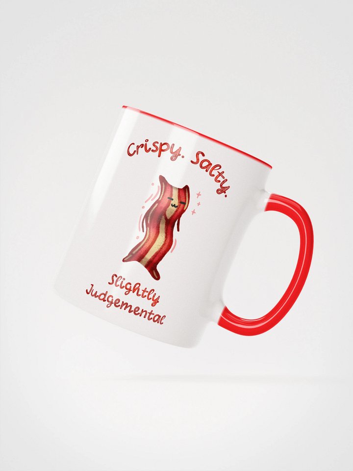 Mr. Crisp Bacon Mug | Funny Keto Coffee Cup | Cheeky Breakfast Gift for Food Lovers product image (2)