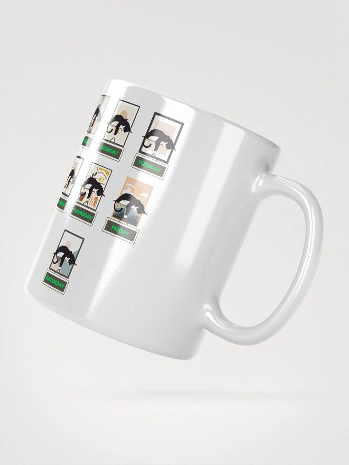 Cats Days of The Week White Mug product image (6)