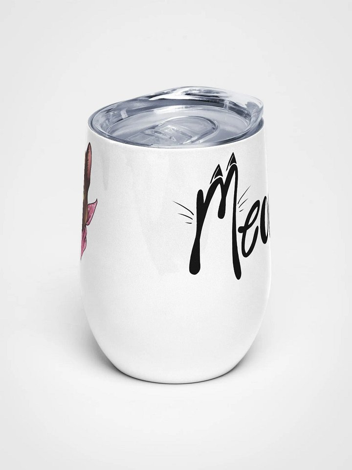 Purrfect Sip Wine Tumbler product image (1)