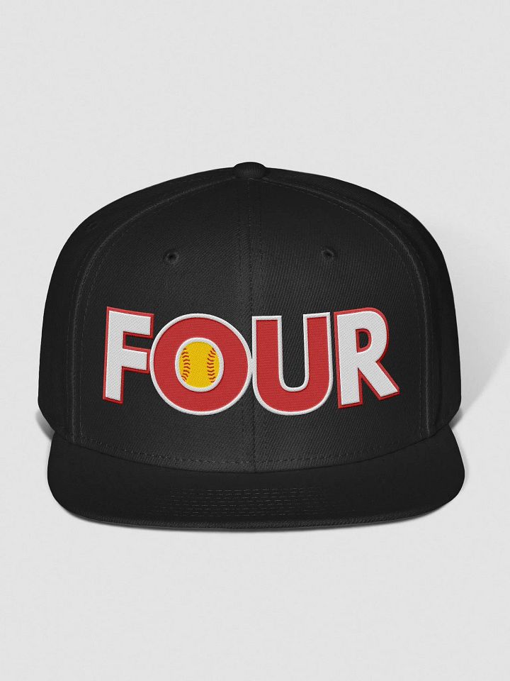 FOUR Softball Snapback Cap product image (1)