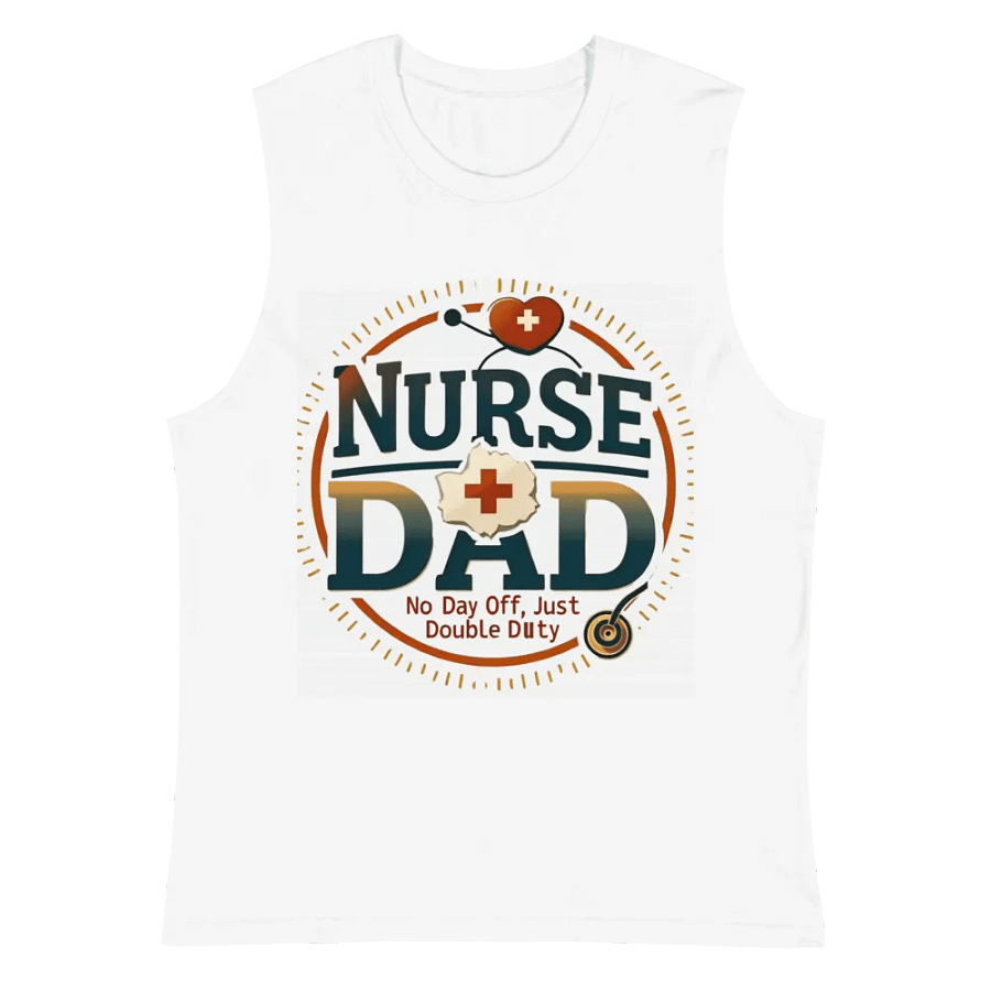 Nurse Dad Double Duty Muscle Tank product image (2)