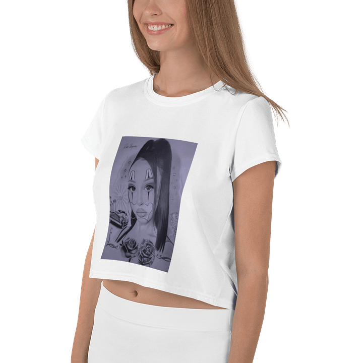 Chicana Love - Crop Top (White) product image (2)