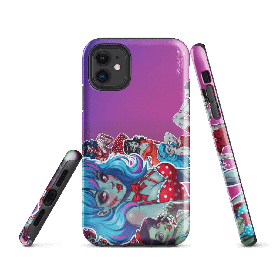 Zombie Pinup Illustrated iPhone® Tough Case product image (1)