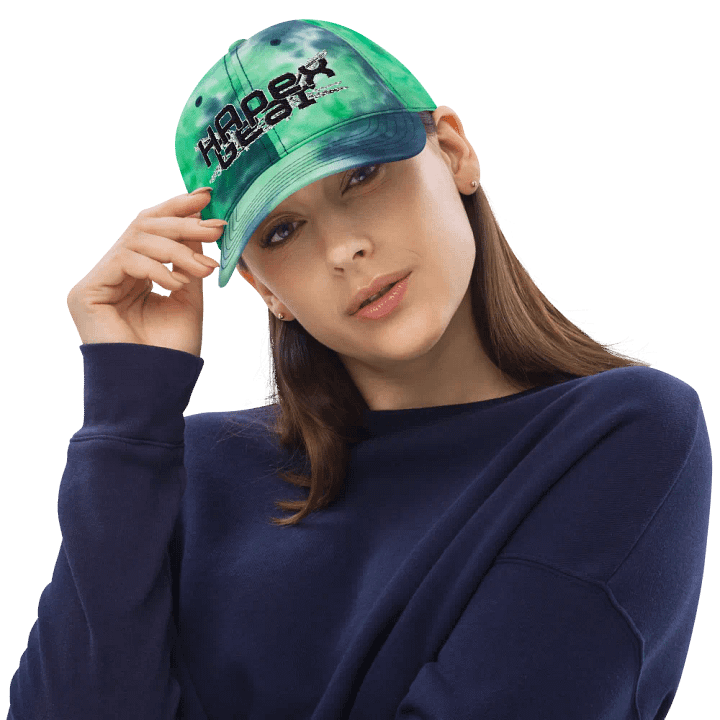 Tie-Dye Dad Hat - Embroidery - Black HApex Gear Black Logo product image (2)