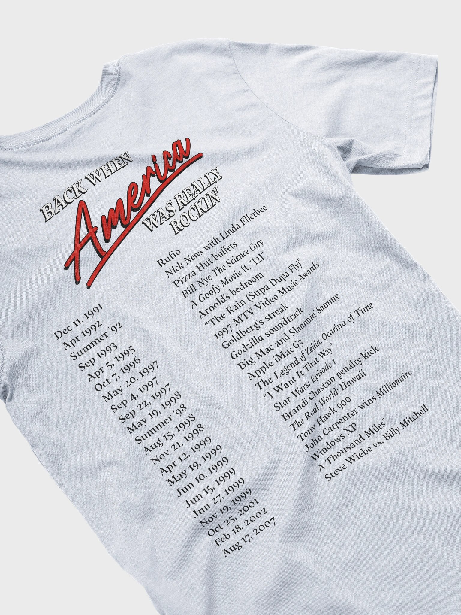 Back When America Was Really Rockin' T-Shirt product image (4)