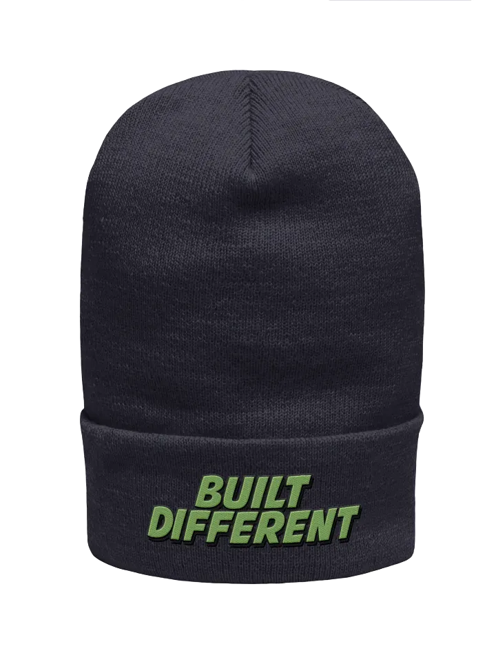 BUILT DIFFERENT BEANIE product image (2)