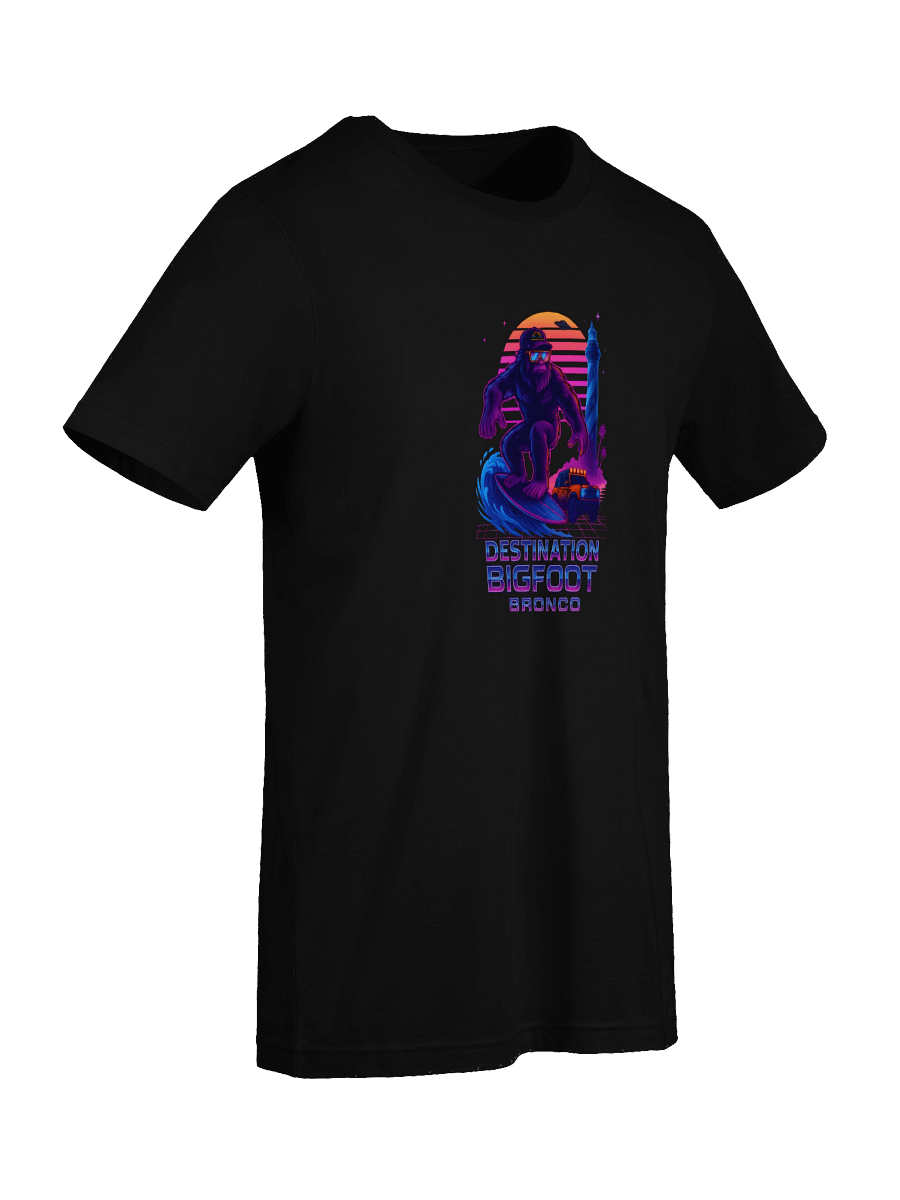 Destination Bigfoot Bronco Full Frontal Synthwave T-Shirt (Multiple Colors Available) product image (9)