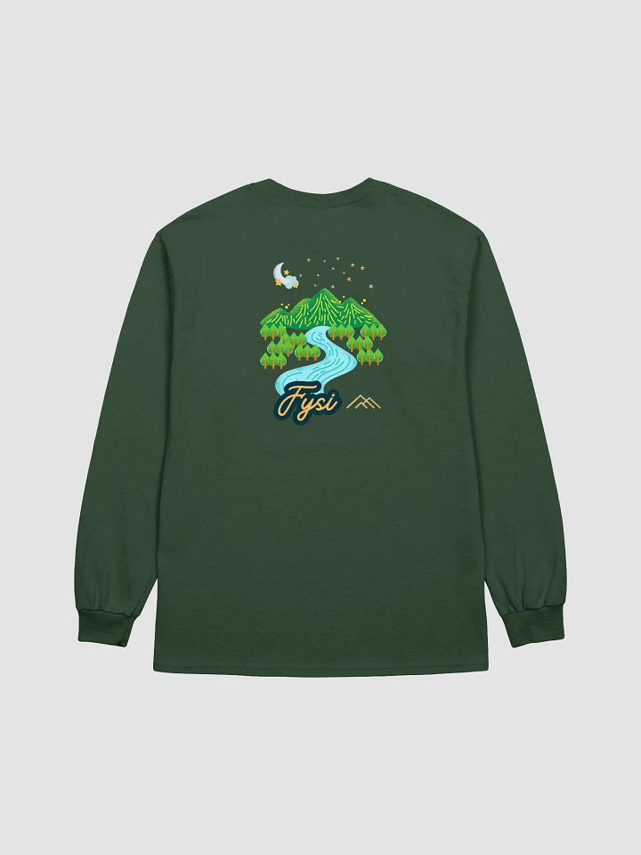 Evergreen long sleeve cotton t-shirt product image (2)