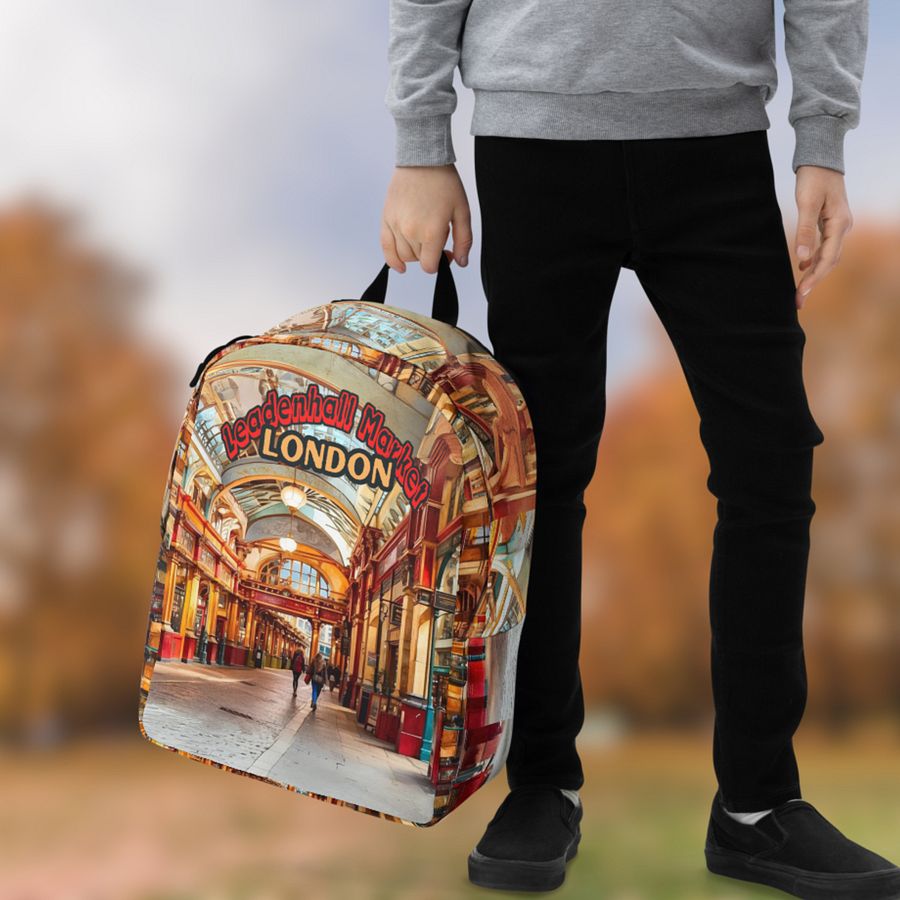 Leadenhall Market London All Over Print Backpack product image (3)
