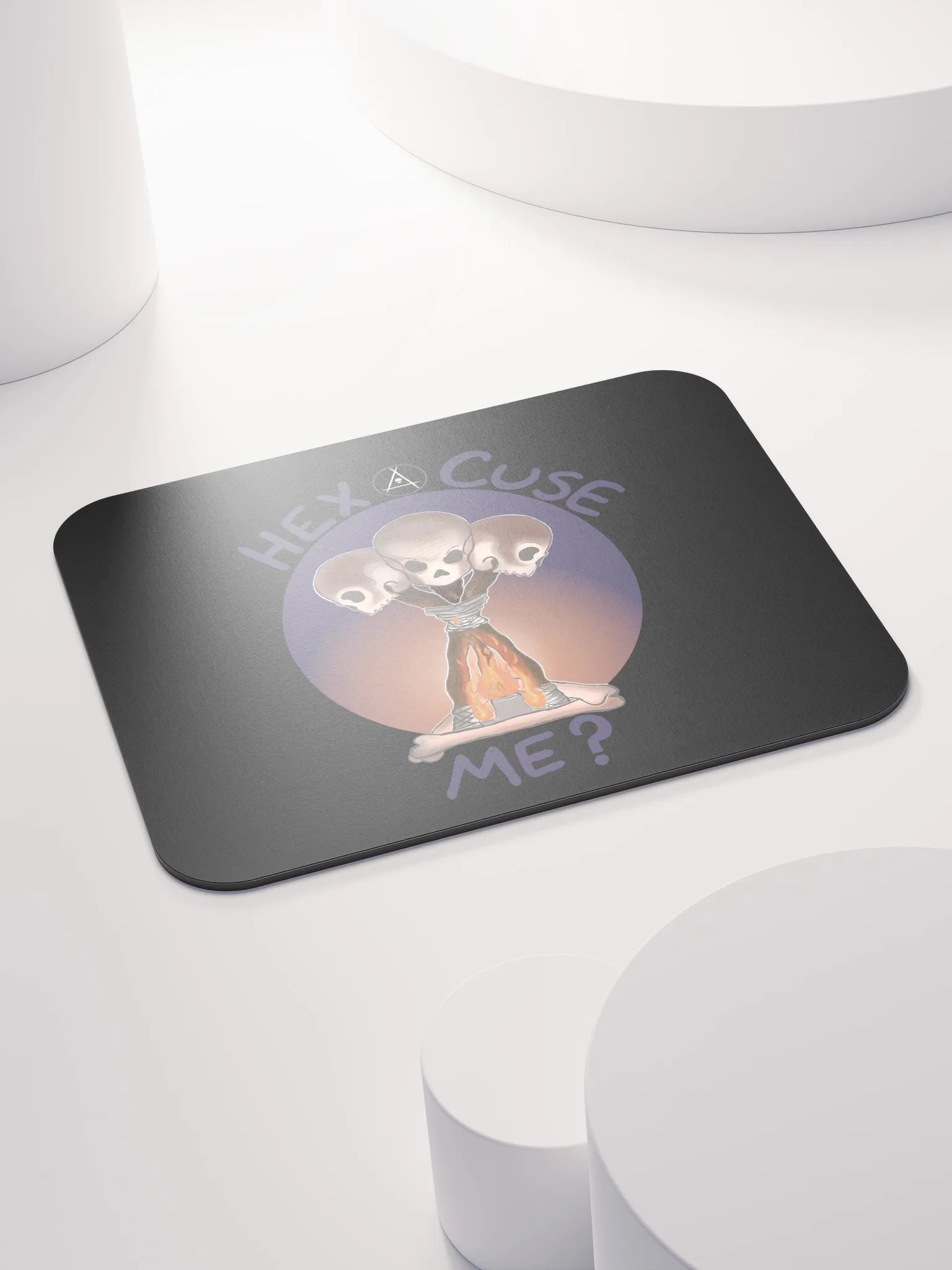 Glowing Skull Mouse Pad product image (4)