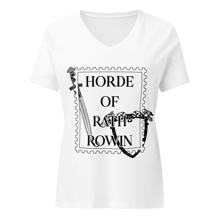 Rath Rowin Bella+Canvas Women's Relaxed V-Neck T-Shirt product image (9)