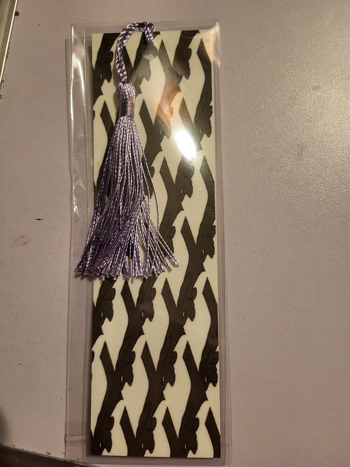 Cute Cartoon Brown Retriever Pattern Laminated Bookmark with Tassel for the Dog Loving Book Reader in Your Life product image (2)