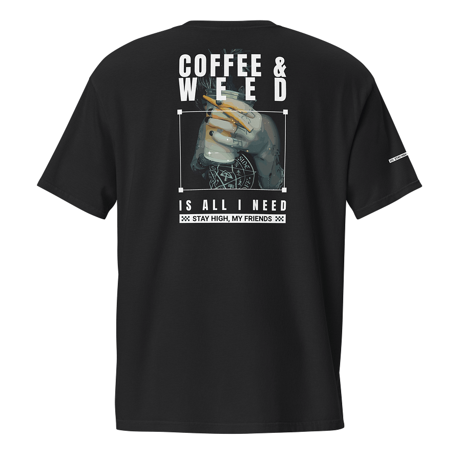 Coffee and Weed Pocket Tee product image (1)