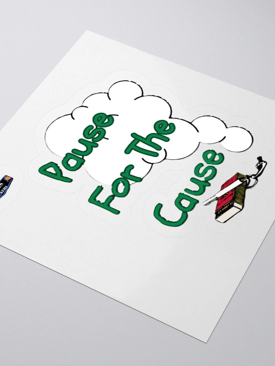 Pause For The Cause Kiss Cut Stickers product image (9)