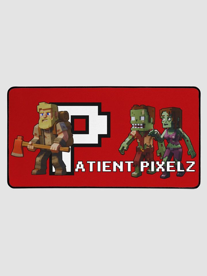 Patient PixelZ P Logo Desk Mat (Red) product image (1)