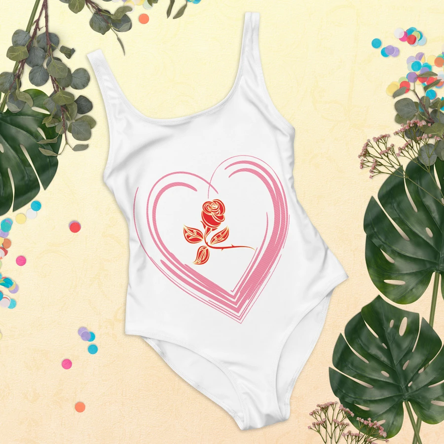 Golden Rose Heart All-Over Swimsuit product image (9)