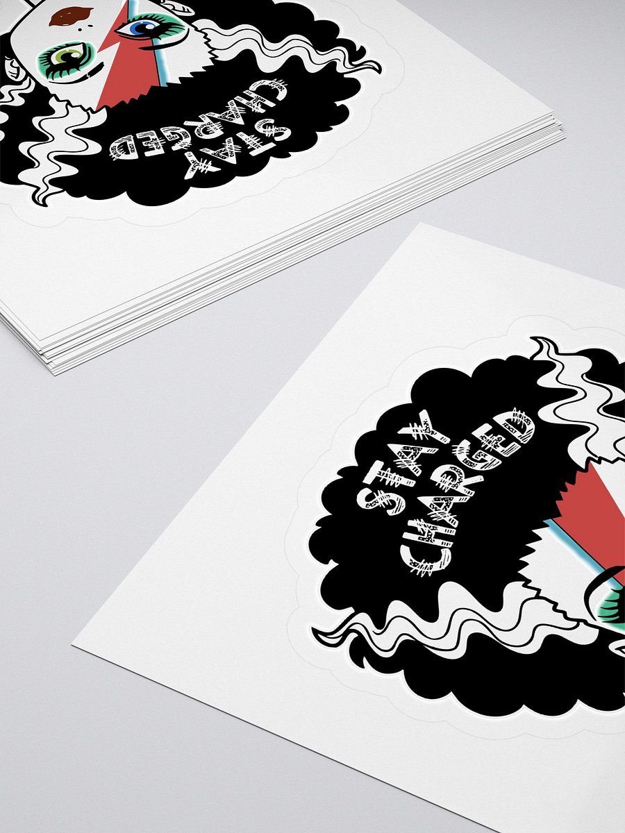 Frankie Speaks Stay Charged (sticker) product image (4)