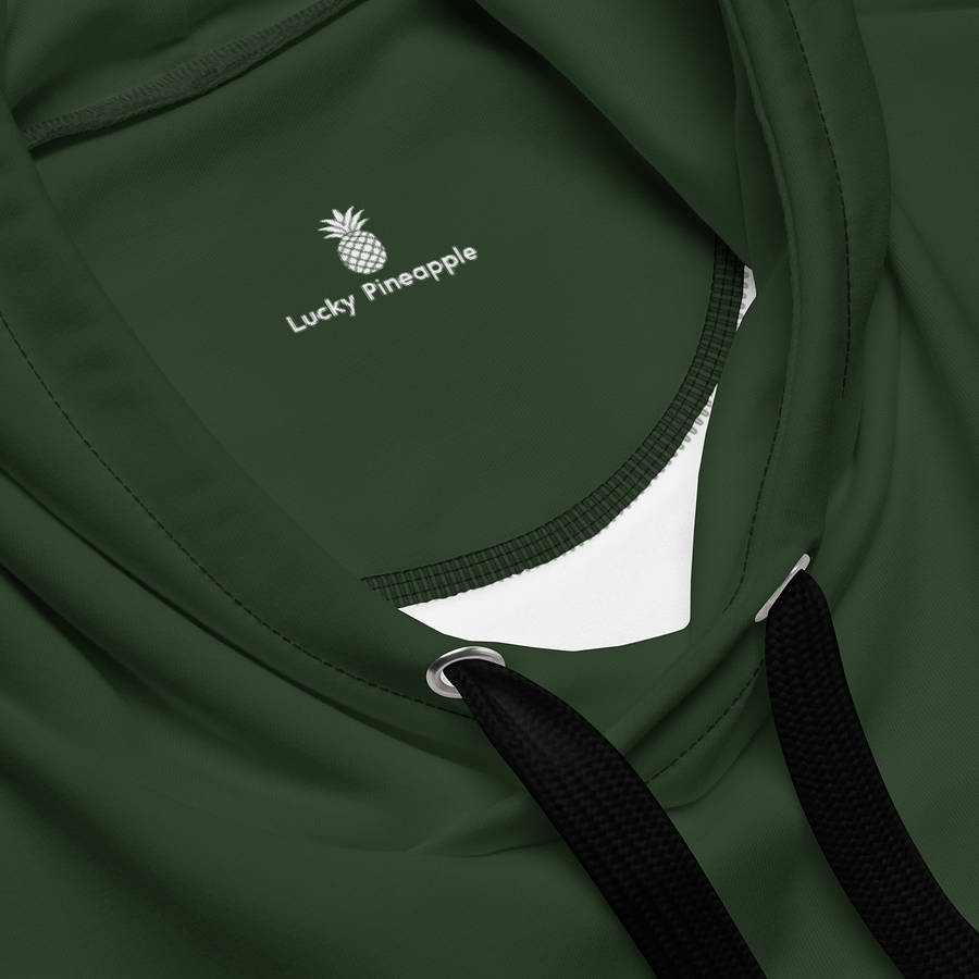 Colorado Pine Green Solid Color Eco Friendly Pullover Unisex Hoodie product image (4)