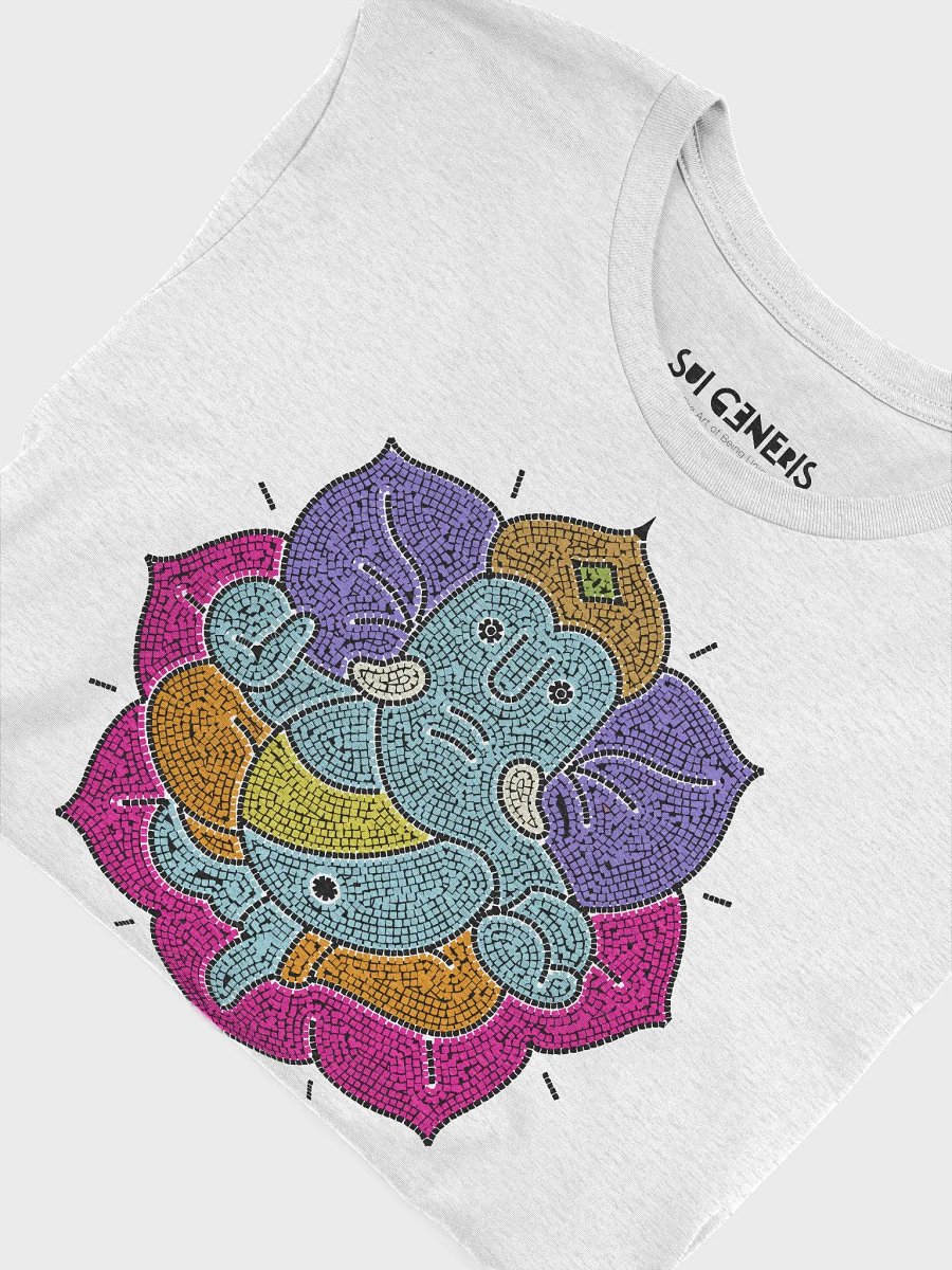 Ganesha Mosaic Lotus Tee - Vibrant Spiritual Art product image (46)