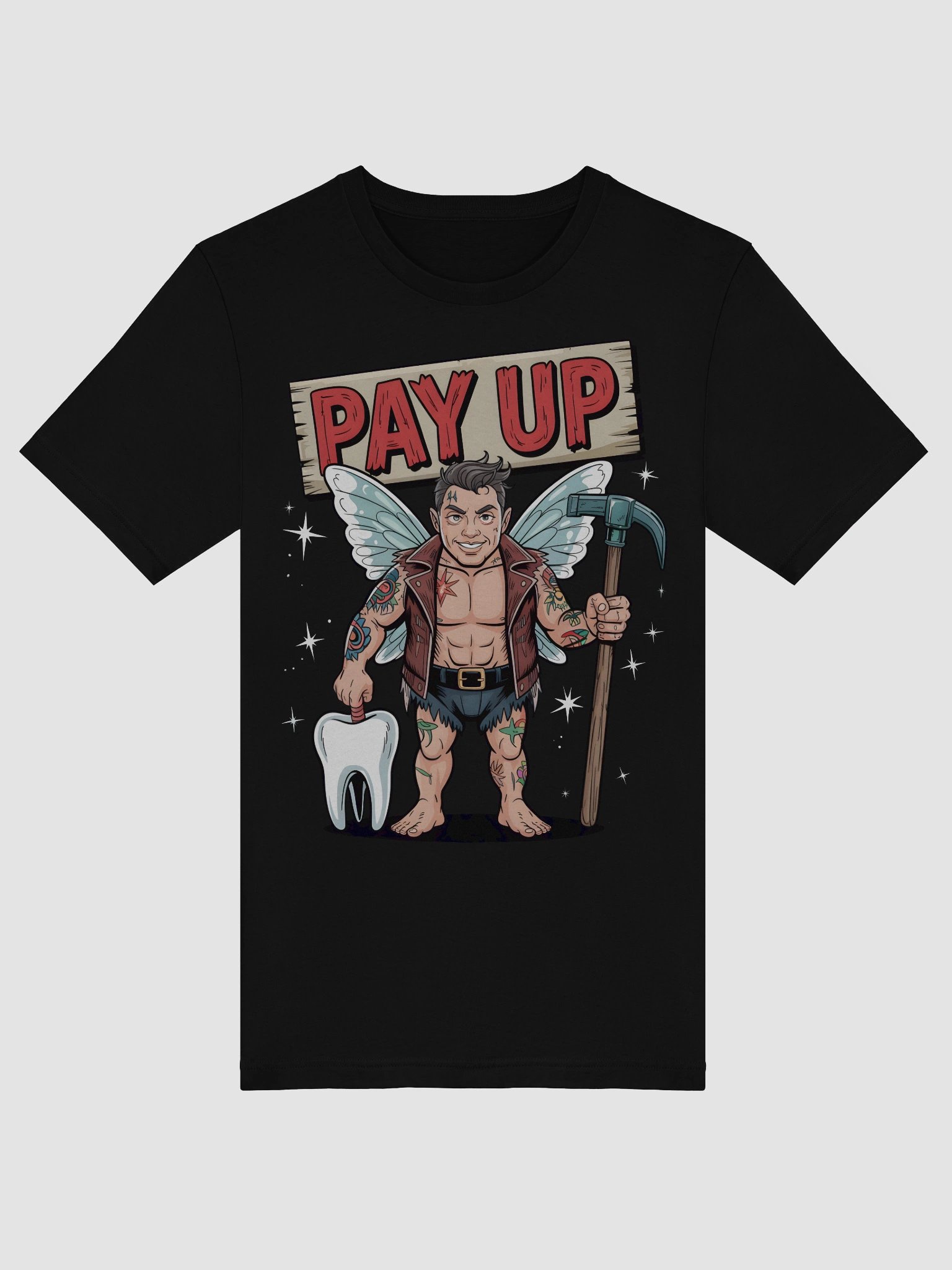 Fairy Muscle Debt Collector T-Shirt product image (5)