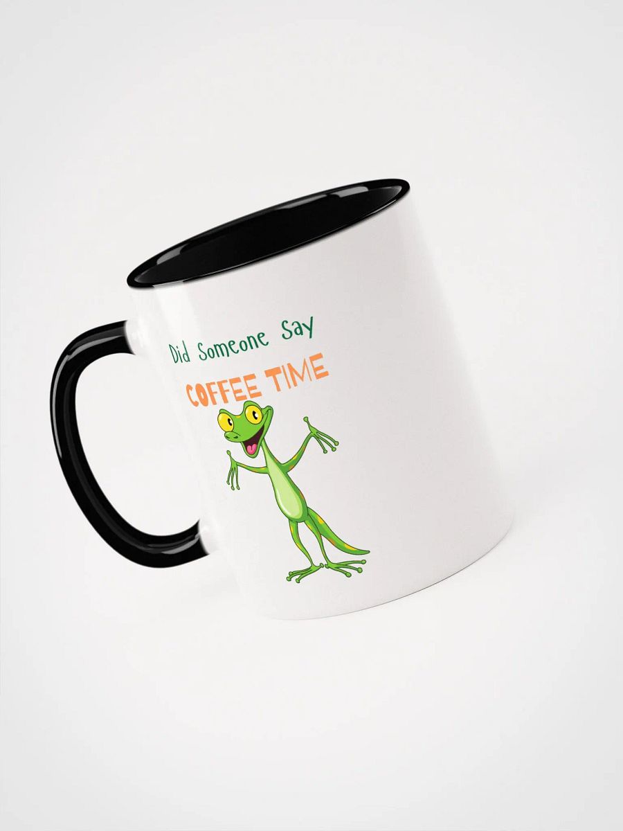 Lively Gecko Coffee Time Ceramic Mug product image (41)