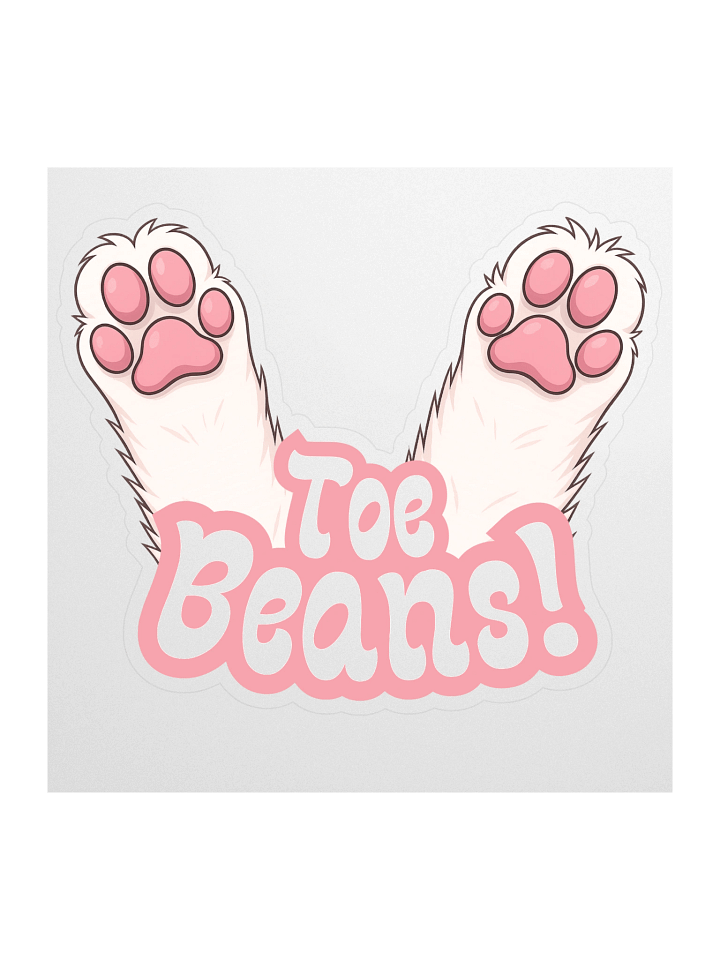 Large Toe Beans Sticker product image (1)