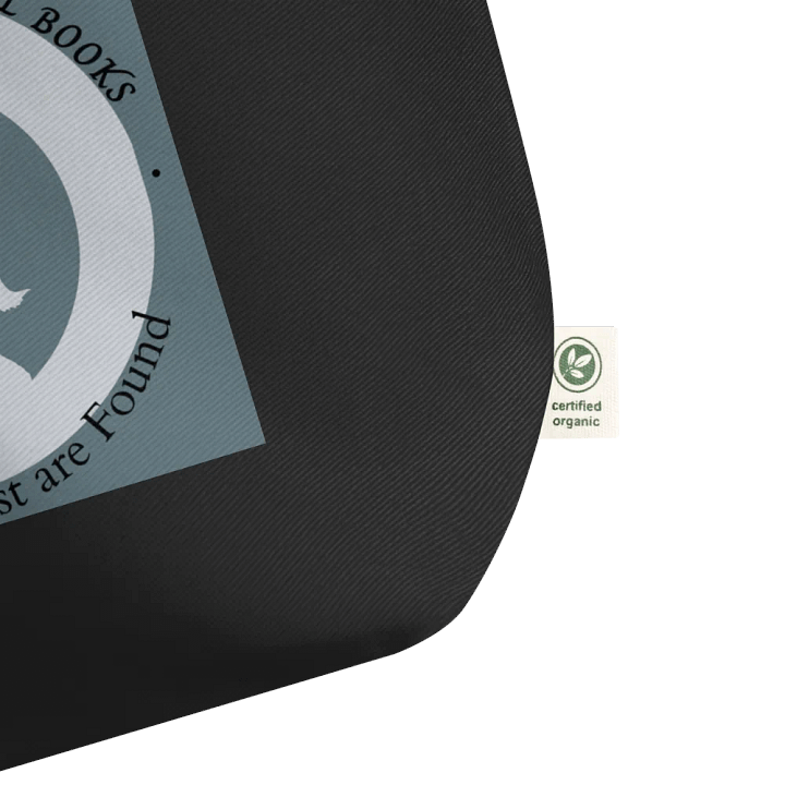 Grey Wolf Rare & Magical Books Logo Organic Tote Bag product image (2)