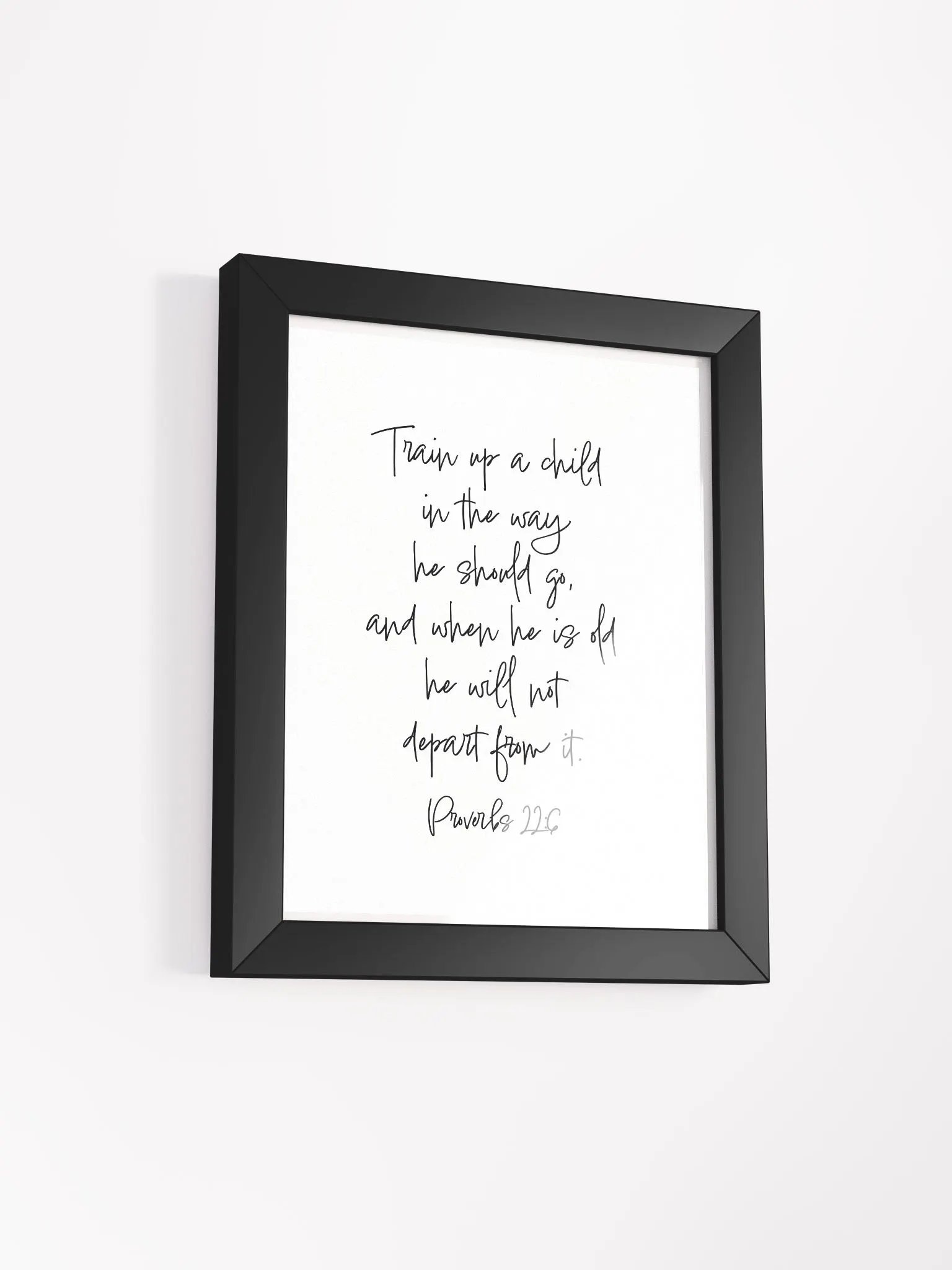 Train up a child - Framed product image (15)