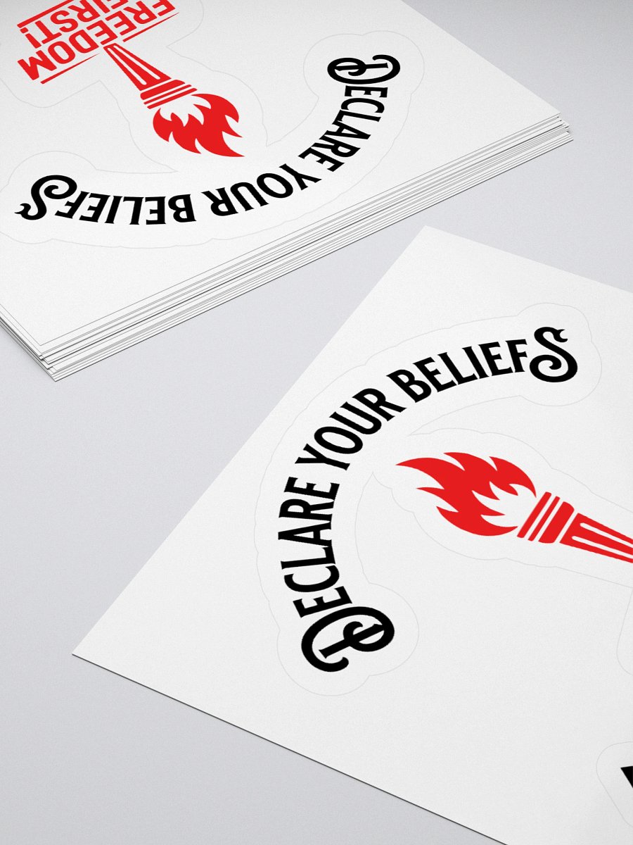 Freedom Torch – Declare Your Beliefs Stickers product image (10)