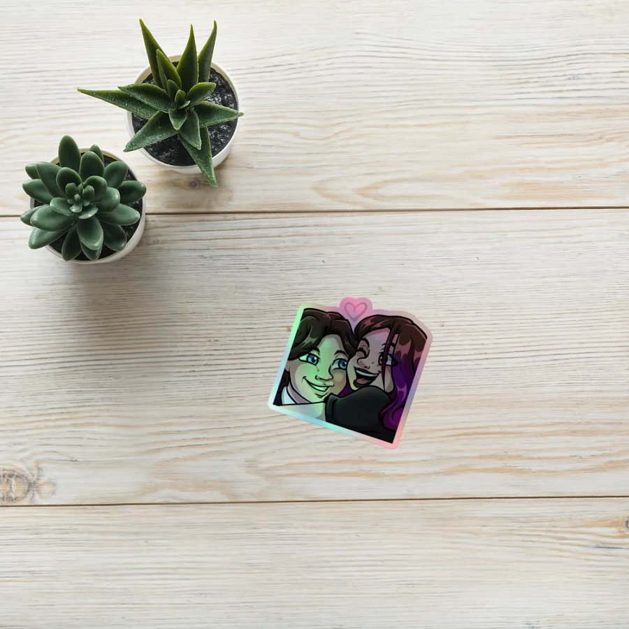 Embrace Love Holographic Sticker product image (10)
