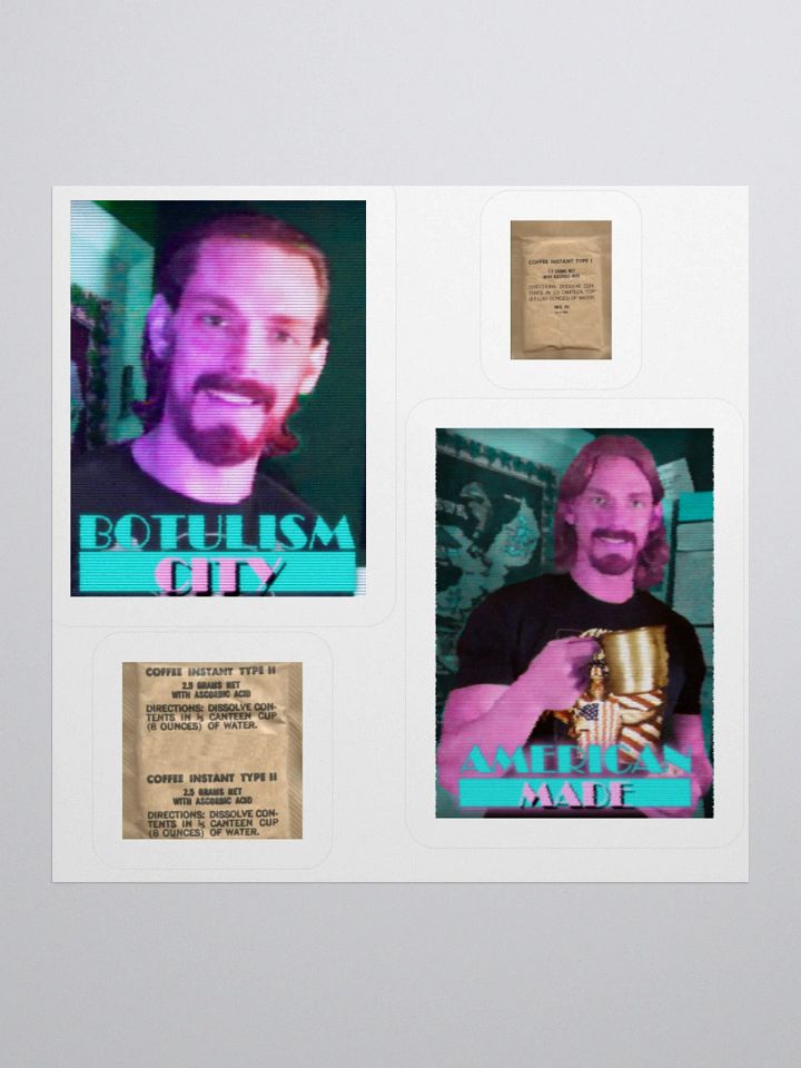4 in 1 sticker coffee instant american made product image (2)