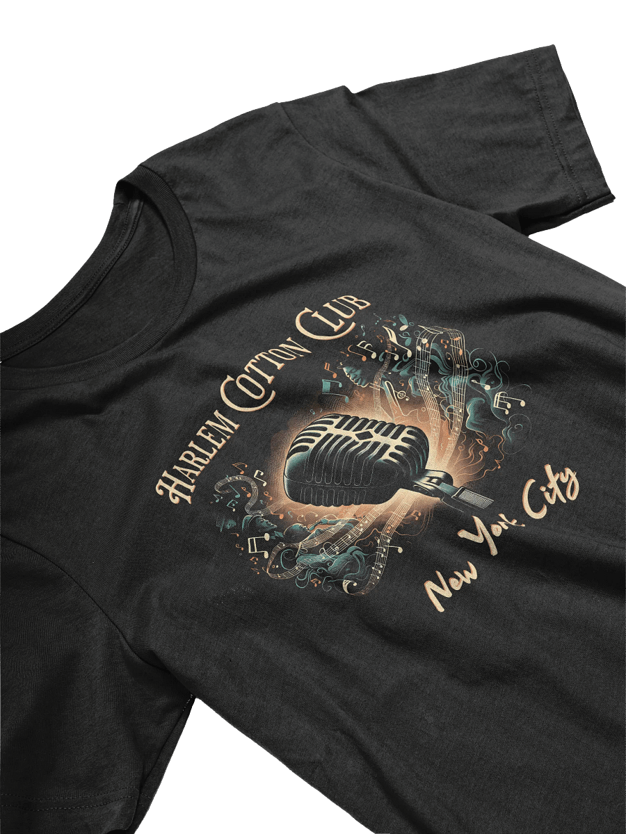 Harlem Cotton Club Vintage Microphone T-Shirt product image (3)