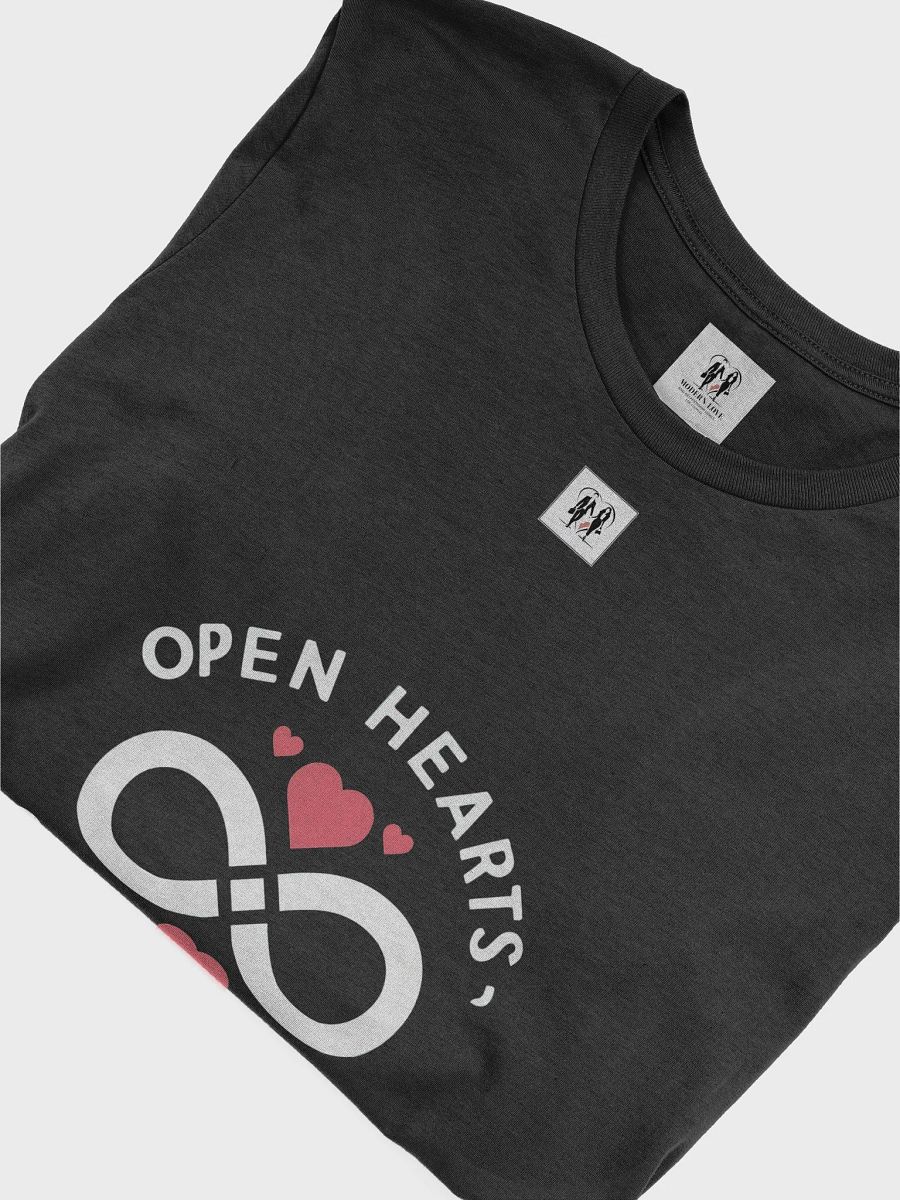 Open Hearts Open Minds Logo Unisex T-Shirt product image (21)