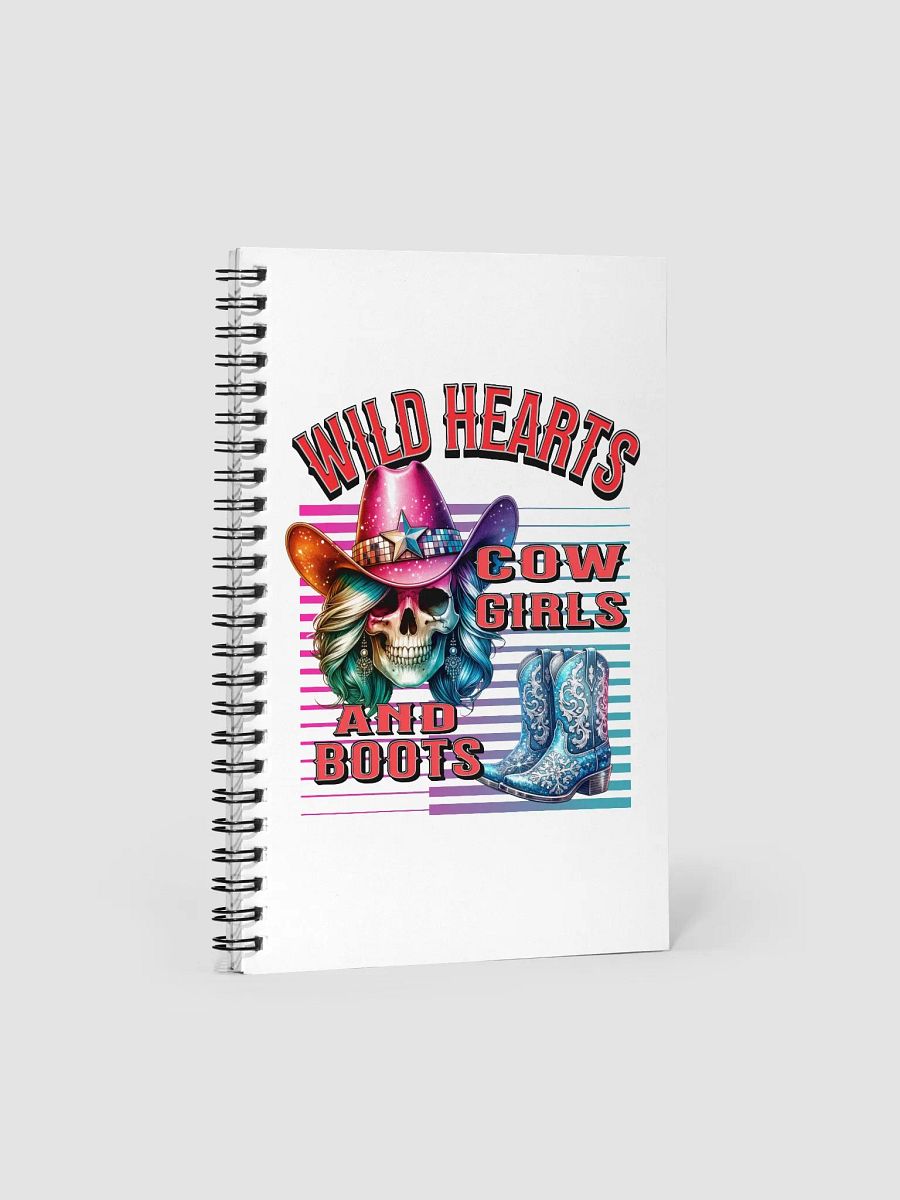 Wild Hearts Cowgirls And Boots Notebook product image (1)